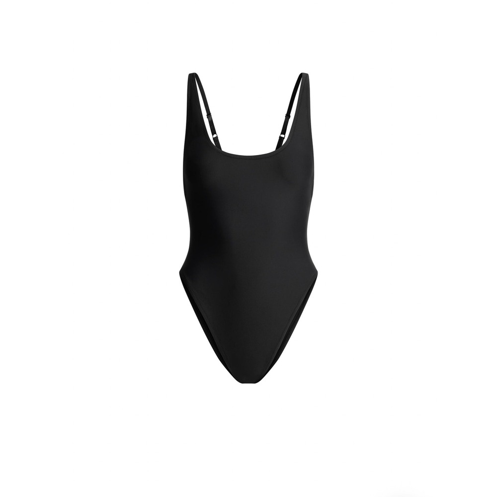 Skim Scoop Neck Onepeice /‎ Color Onyx / Size X-Large